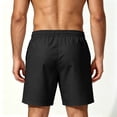 thumbnail image 6 of Hearthz Mens Quick Dry Shorts Relaxed Fit Breathable Mens Shorts Athletic Hiking Camping Running Shorts with Pocket, 6 of 7