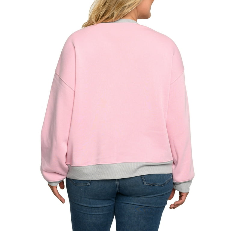 Womens pink sweatshirt cheap
