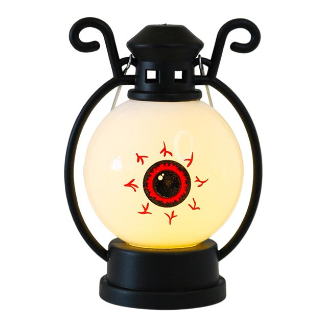 Luz de escritorio de Halloween Adorno de luz sin llama Regalo para amigos (C)
