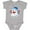 AC-Heather Grey, variant on Inktastic Holiday Snowman Boys or Girls Baby Bodysuit