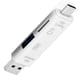 thumbnail image 1 of Multiconector USB AIIUSB 1 Pza Blanco Salidas Micro-USB USB 2.0 Compatible Tipo-C Entradas USB Micro SD, 1 of 2
