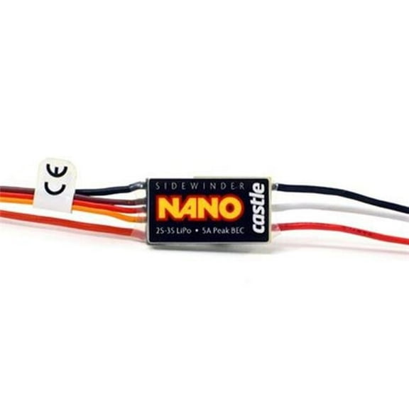 Castle Creations 010017600 Sidewinder Nano Micro ESC 12.6v