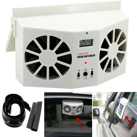Solar Powered Car Window Air Vent Ventilator Mini Air Conditioner Cool