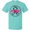 Scuba Blue, variant on Cvid Awareness Ribbon T-Shirt