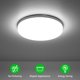 thumbnail image 1 of Lámpara de techo LED empotrada redonda de 24 W para cocina, dormitorio, comedor, pasillo (6500-7000K) 2160 lm - blanco - Ø18 cm, 1 of 6