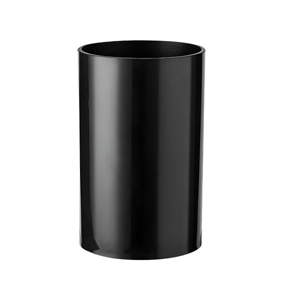 ACDANC Kitchen Utensil Holder Crock Cutlery Spoon Spatula Organizer Black Utensil Crock for Kitchen Counter