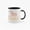 Black, variant on 11 Ounce "Stay Positive" Ceramic Mug with Colorful Inner Lining - Inspirational Quote Coffee Cup with Script Design