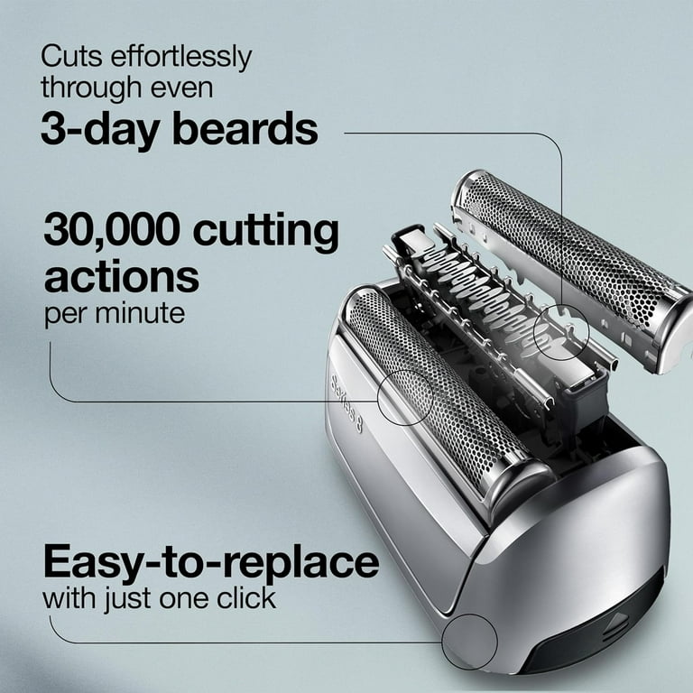 Braun Series 8 Shaver Head Replacement - 83M Foil & Cutter
