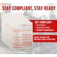 thumbnail image 3 of Annual Vehicle Inspection Report Form DOT Compliant - 8.5" x 11.75" Carbonless 3-Ply Snap-Out Format, Meet DOT Requirements 49 CFR 396.21 (White & Yellow, 20Pcs), 3 of 11