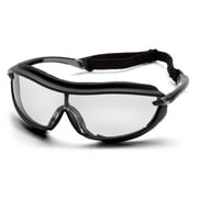 Black Frame/Clear Anti-Fog Lens