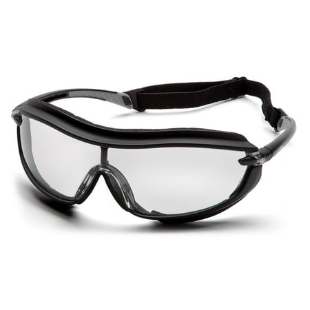 Black Frame/Clear Anti-Fog Lens