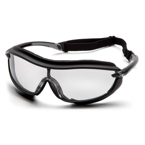 Black Frame/Clear Anti-Fog Lens