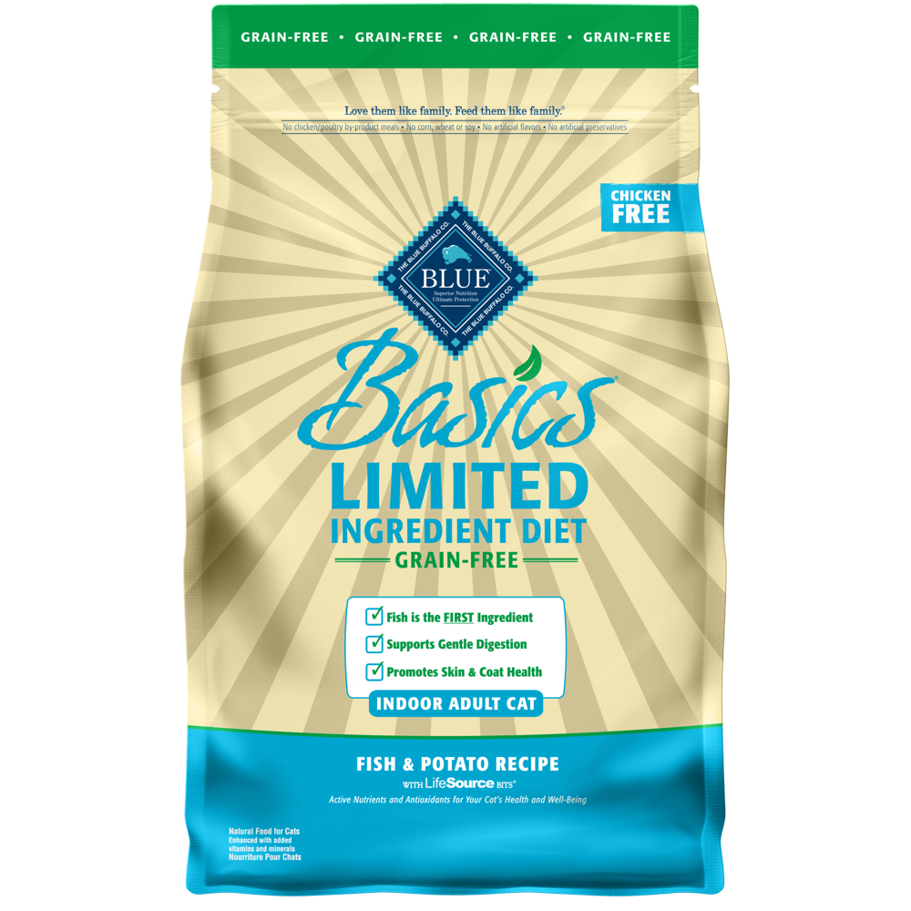 Blue Buffalo Basics Limited Ingredient Diet GrainFree, Natural Indoor