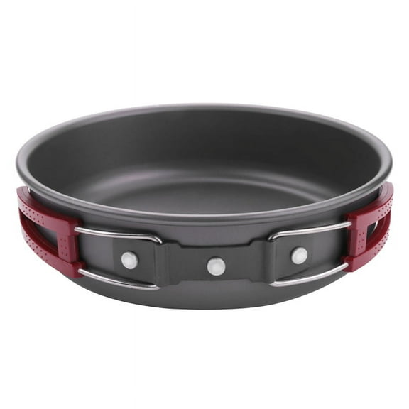 Camping Fry Pan Outdoor Portable Non-Stick Cooking Picnic Hiking Cookware Kitchen Utensil Frying