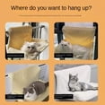 thumbnail image 4 of Hamaca para gato en forma de L de felpa, marco de cama para gato, nido colgante, taburete junto a la cama, marco de alféizar de ventana para gato, 4 of 5