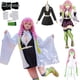 thumbnail image 2 of Disfraz de anime Kanroji Mitsuri, disfraz de Halloween para mujer, ropa para adultos, peluca para niños, uniforme, disfraces para mujer, 2 of 5