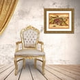 thumbnail image 3 of Hogenberg, Braun 24x19 Gold Ornate Wood Framed with Double Matting Museum Art Print Titled - Tangiers Morocco, 3 of 4