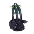thumbnail image 1 of Juego de utensilios de cocina para casa de muñecas (7 piezas) Verde negro, 1 of 9