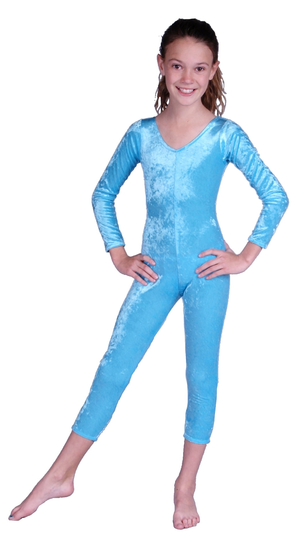 Girl Unitard Velvet Costume