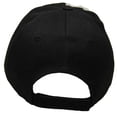 thumbnail image 4 of Red White Blue USA Flag Patch Black Embroidered Baseball Cap CAP610C Hat, 4 of 4