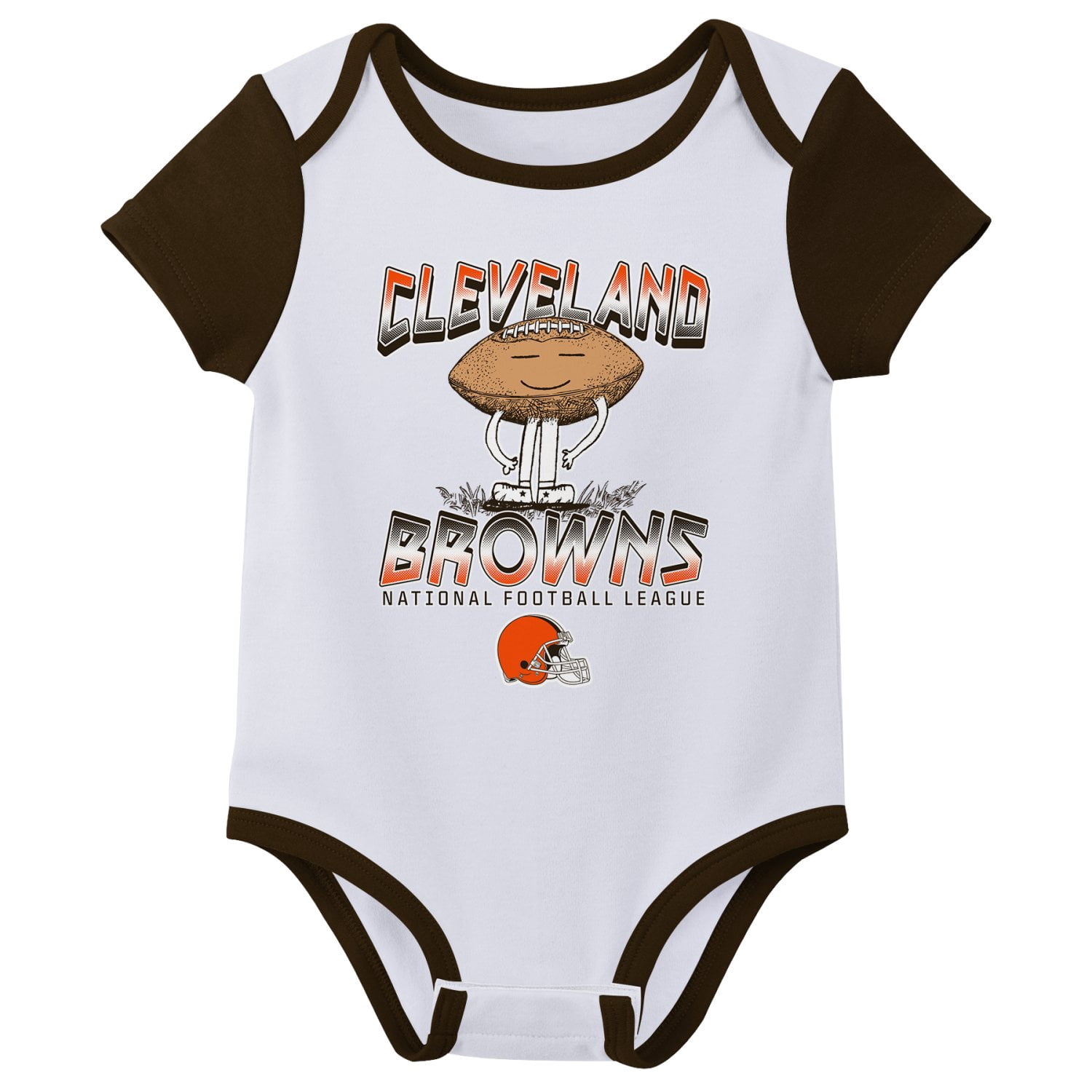 CLEVELAND BROWNS NFL Boys Onesie Game Day Fan Apparel