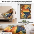 thumbnail image 3 of Pride Throw Blanket with Fringe | Handmade Woven Tapestry for Belonging and Self-Expression | Soft Cozy Accent for Living Room, Bedroom, Couch, or Wall Decor, 3 of 5