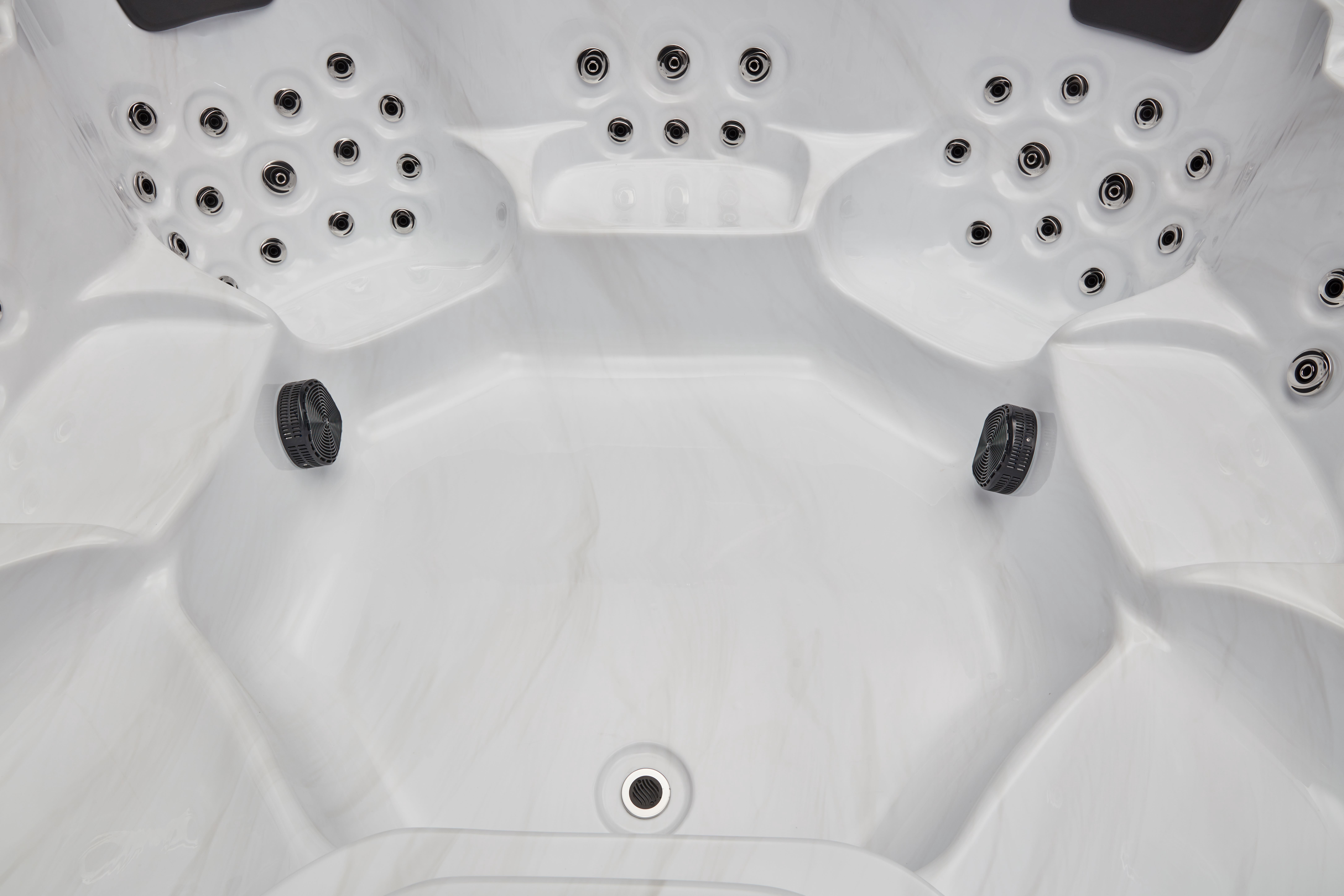 Eclipse 6 Person 51 Jet Hot Tub with Bluetooth, LED Lighting and Ozone