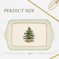 thumbnail image 7 of Spode Christmas Tree 12-Inch Polka Dot Dessert Tray - Festive Holiday Serving Platter for Desserts, Appetizers, Side Dishes - Christmas Tree & Polka Dots - Dishwasher, Microwave, Freezer Safe, 7 of 7