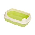 thumbnail image 3 of Runquan Cat Litter Box Easy Cleaning Splashproof Portable High Sides Cat Litter Tray Green, 3 of 8