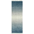 thumbnail image 2 of Rugs.com Athena Shag Collection Rug – 2' 2 x 6' Runner Blue Shag Rug Perfect For Hallways, Entryways, 2 of 9