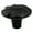 Black, variant on Berenson 3052-155-P 1.312 in. dia. Rhapsody Knob with Satin Black