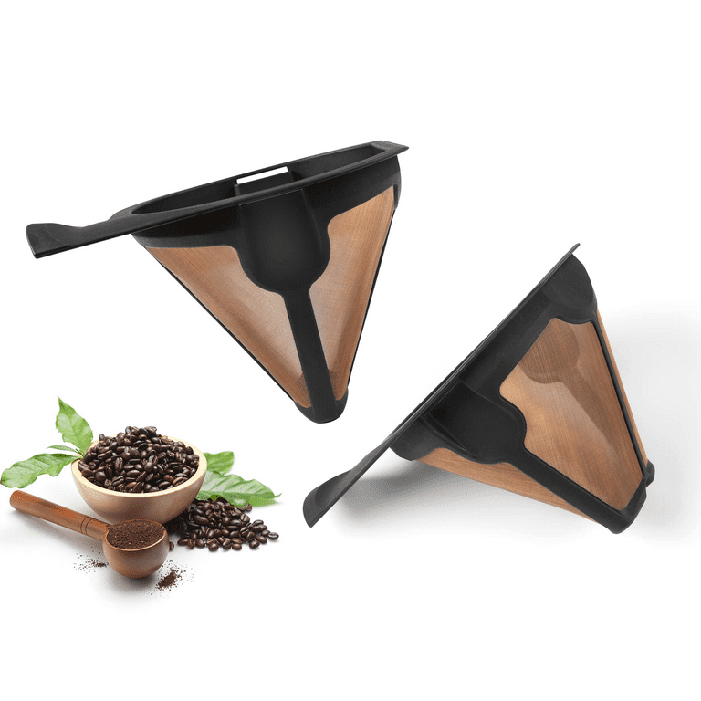2 Pack Cone Reusable Coffee Filters Replacement for Ninja Coffee Bar Machines Cf09x Series Models Replace Part Number Cfpfilter90 Reusable Coffee