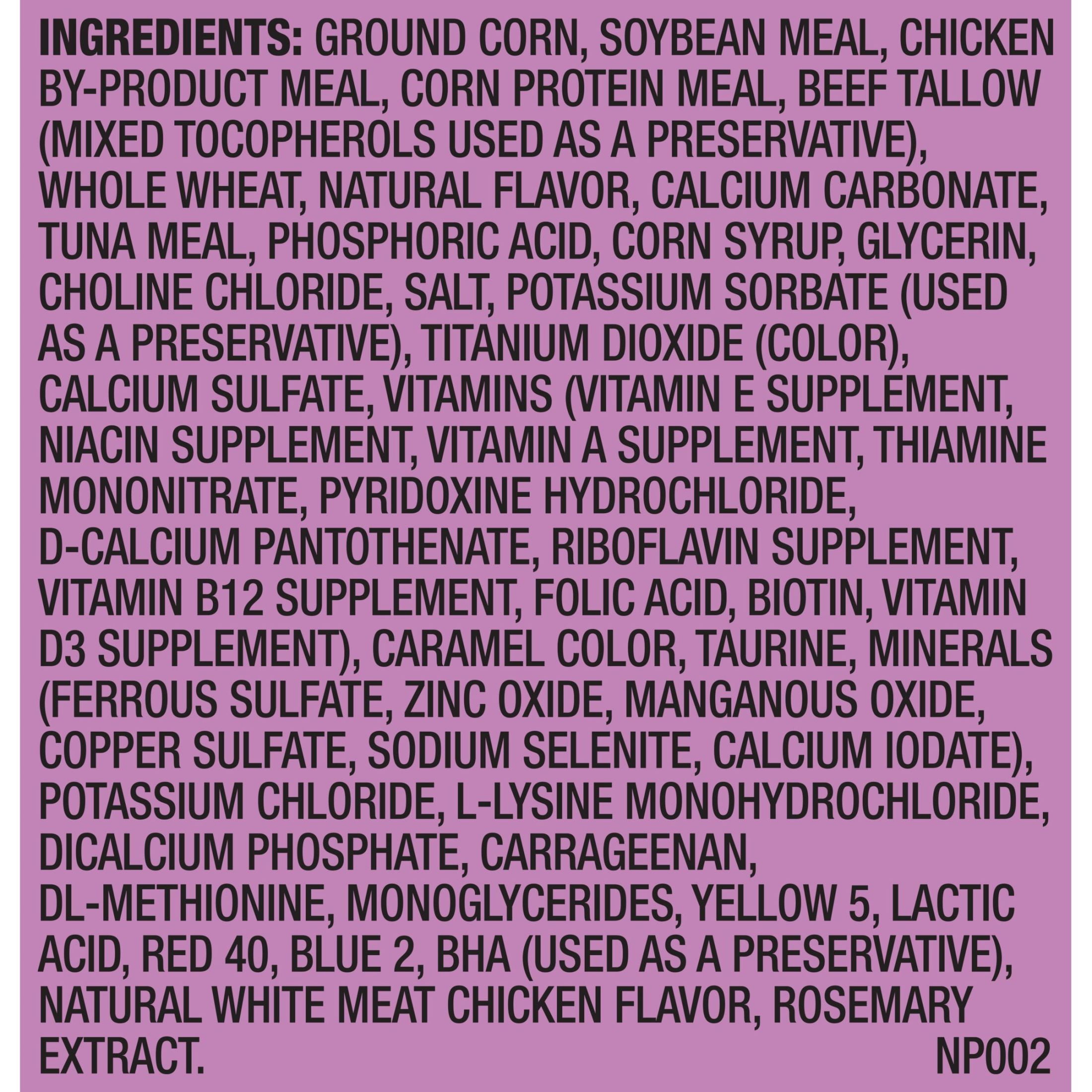 Meow mix tender centers ingredients hot sale