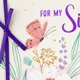 thumbnail image 4 of Tarjeta de cumpleaños Hallmark for Sister Life is a Gift, 4 of 6