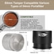 thumbnail image 2 of IKAPE Coffee Products 2.087 in Espresso Tamper Premium Barista Café calibrado Tamper con resorte 100% acero inoxidable Tamper Compatible con portafiltro sin fondo Breville de 2.126 in (Plata), 2 of 5