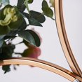 thumbnail image 5 of Balsa Circle 5 feet Gold Metal Hoops Pillar Stand Backdrop Decoration Wedding Party Catering, 5 of 8