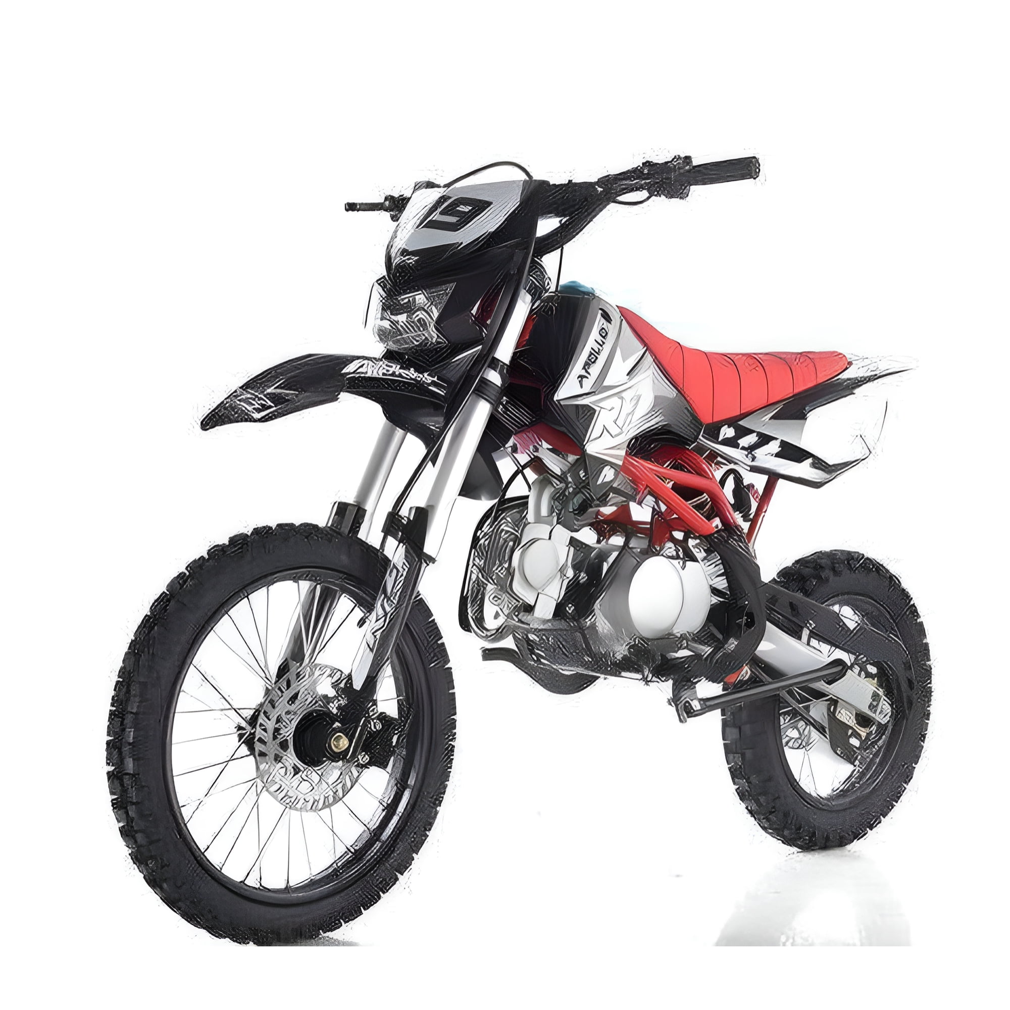 Apollo DBX19-125CC Gasoline Dirt Bike, Black