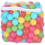 BalanceFrom Non-Toxic Ball Pit Balls with Storage Mesh Bag, 6 Bright Colors