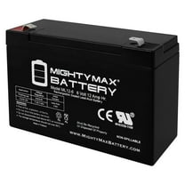 6V 12AH F2 SLA Replacement Battery for Zareba ESP10M Fence Charger
