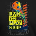 thumbnail image 3 of CafePress - Live To Play Nerf Soccer T Shirt - Mens Tri-blend T-Shirt, 3 of 4