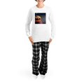 thumbnail image 4 of CafePress - Glitter Pumpkin - Women's Long Sleeve Relaxed Fit Cotton Light Pajama Set, 4 of 7