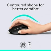 Logitech Wireless Combo MK345 with Full-Size Keyboard and Right-Handed Mouse (920-006481)