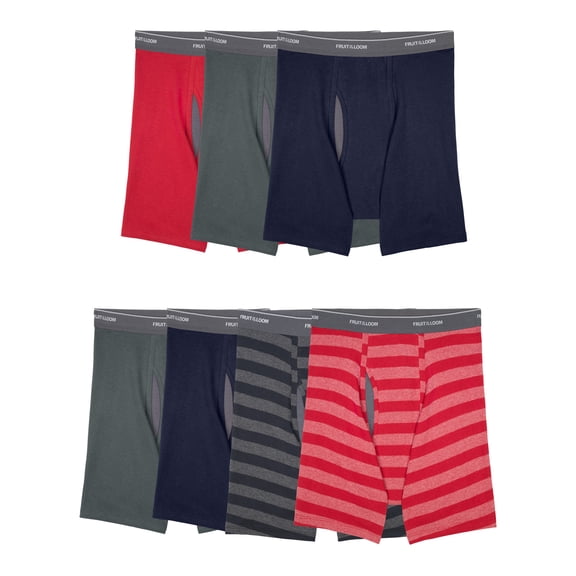 Fruit of the Loom Men's CoolZone Fly Boxer Briefs, Sizes S-3XL
