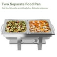 thumbnail image 6 of Giantex  2 Packs Chafing Dish, Stainless Steel Rectangular Buffet Set, 6 of 8