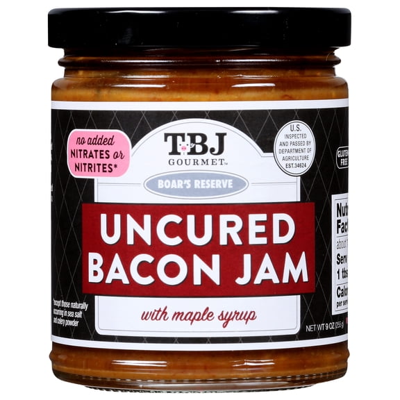 TBJ Gourmet Maple Bacon Jam - One 9oz. Jar