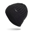 thumbnail image 2 of Beanie for Women Beanie for Men Couples Women Men Sport Style Solid Stripe Keep Warm Winter Plush Outdoor Knitted Hats, 2 of 5