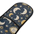 thumbnail image 2 of Dailycode Double Sided Oven Mitt with Loop Heat Resistant Kitchen Long Potholders 7" x 35" Sleeping Sun and Moon, 2 of 6