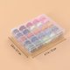 thumbnail image 4 of 25 piezas en 1 caja Bobinas para máquinas de coser Bobinas e hilo de coser Colores surtidos con estuche de almacenamiento transparente y tapeline, 4 of 4
