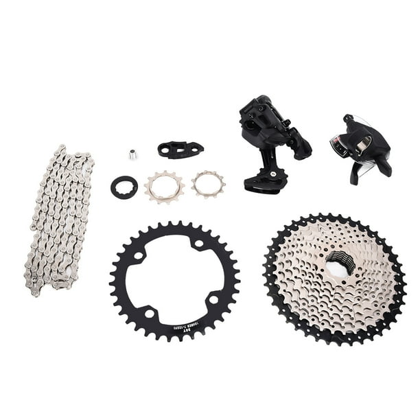 Loewten A7 Mountain Bike 1x10 Speed Group Set 42T Cassette Chainring Set A7 Mountain Bike 1x10 Speed Group Set 1x10 Speed Shifter Derailleurs Group 10S Mountain Bike Sets Walmart