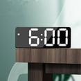thumbnail image 2 of CCOCC Alarm Clock,Voice Control Digital Clock for Bedrooms,Compact Minimalistic Bedside Clock with Adjustable Brightness, 2 of 4